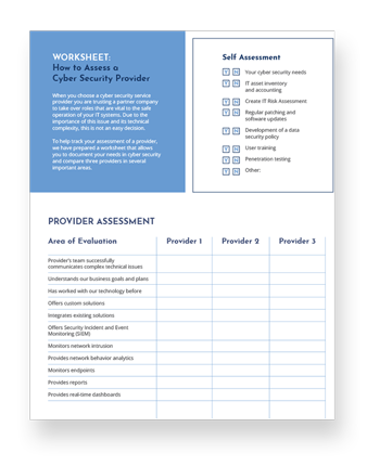 How to Assess Cybersecurity Providers